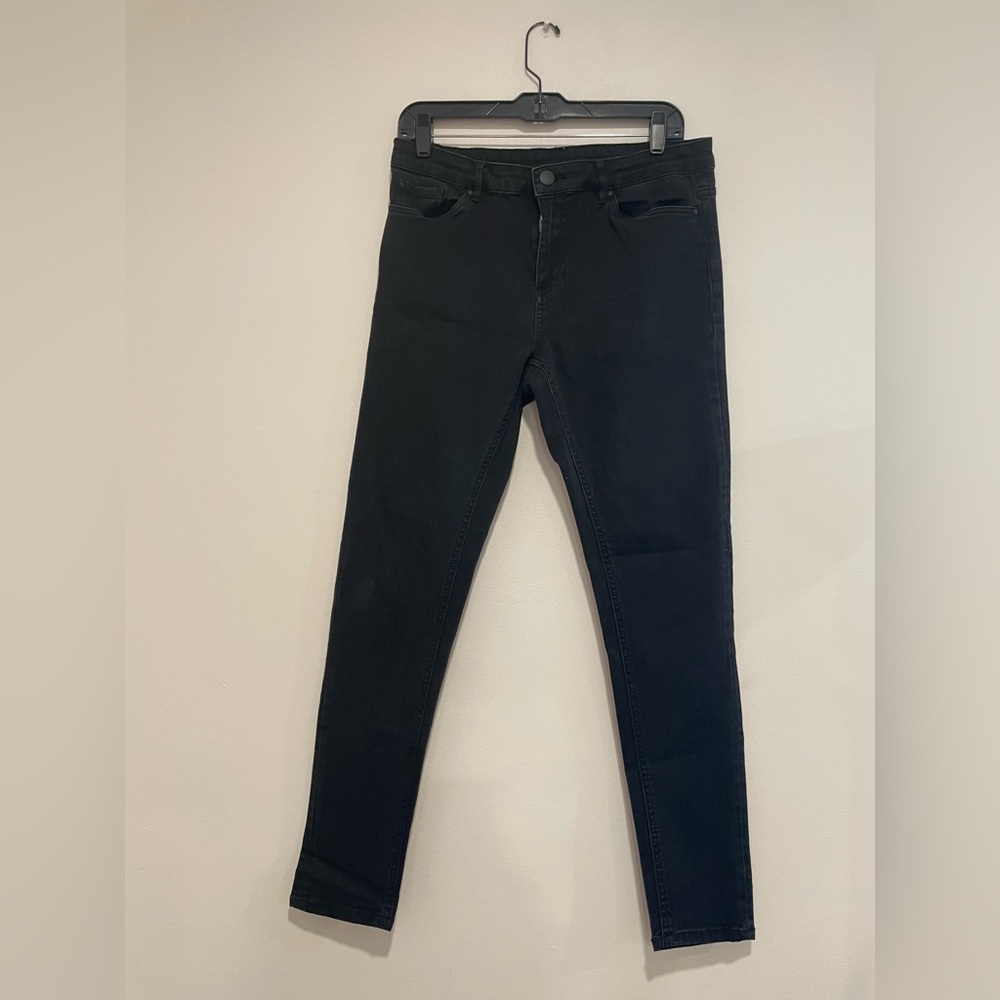 Women’s dark black skinny jeans size 12 Esmara EUC